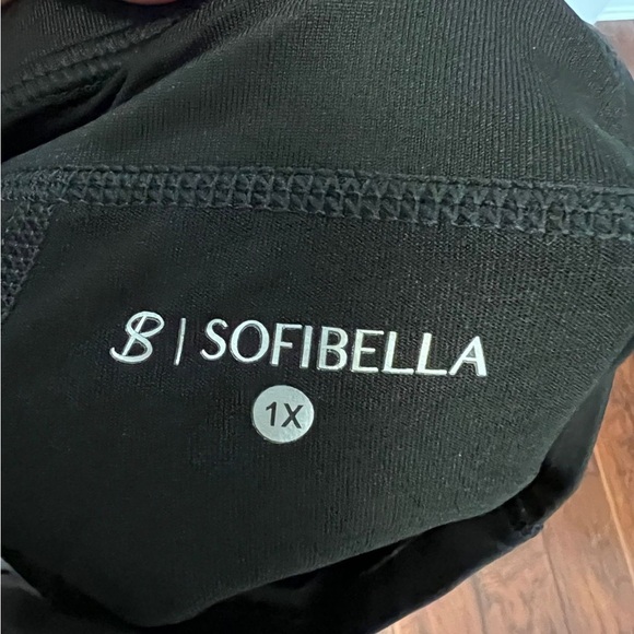 Sofibella Black Tennis Skort with Built-in Shorts Size 1X / XL - Picture 6 of 8